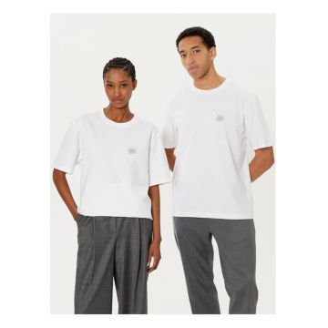 Tricou unisex -  305038685 - Bumbac organic - Alb