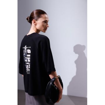 Medicine tricou din bumbac culoarea negru