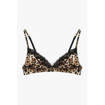 Sutien fara burete cu animal print