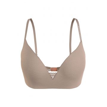 Sutien push-up cu garnituri de dantela