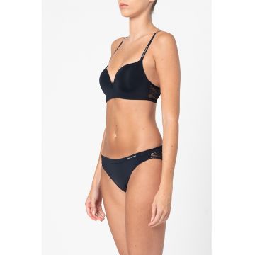 Sutien push-up cu garnituri de dantela