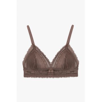 Sutien triunghiular cu dantela