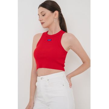 Top crop cu detaliu logo Baby