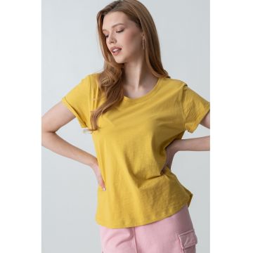 Tricou cu decolteu rotund