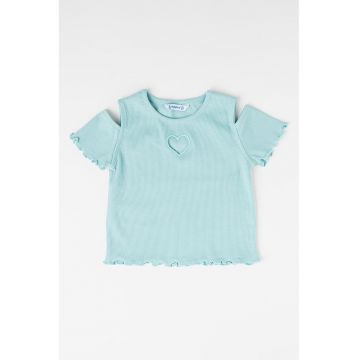 Tricou cu decupaj pe umar