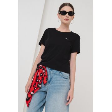 Tricou cu logo discret pe piept