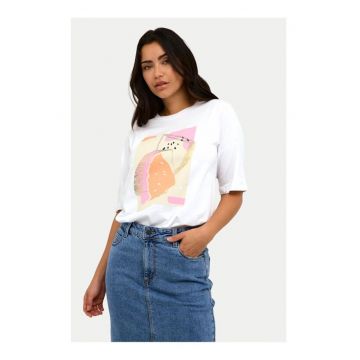 Tricou dama -  369452 - Alb - Bumbac -