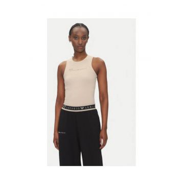 Tricou dama -  bej - poliamida si elastan