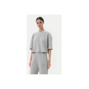 Tricou dama Ea7 Emporio Armani - 7W000177 AF12473 - Bumbac/Poliester - Gri