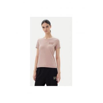 Tricou dama Ea7 Emporio Armani - 7W000492 AF10373 - Bumbac - Roz