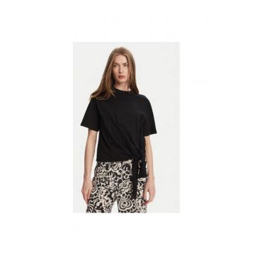 Tricou dama  UD0043 - Bumbac - Negru