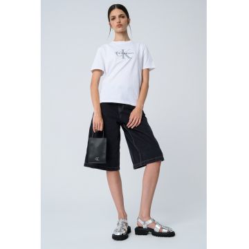 Tricou relaxed fit cu imprimeu logo
