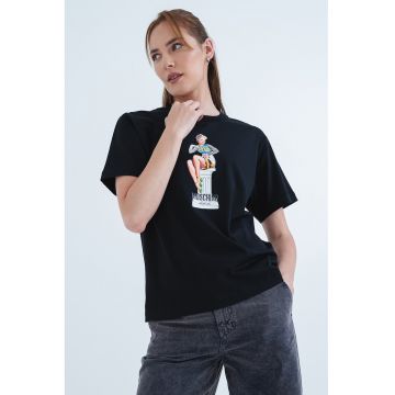 Tricou din bumbac cu imprimeu grafic