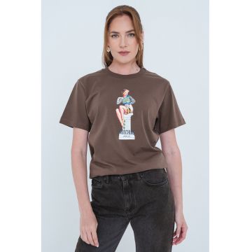 Tricou din bumbac cu imprimeu grafic
