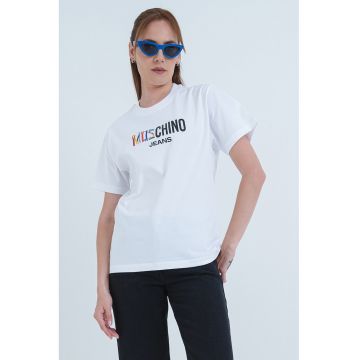 Tricou din bumbac cu logo