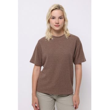 Tricou lejer cu maneci cazute