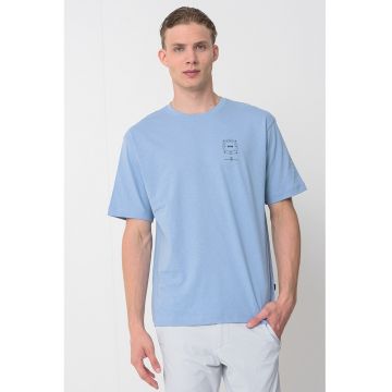 Tricou lejer de bumbac cu logo
