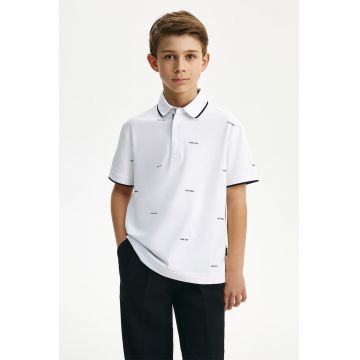 Tricou polo cu text