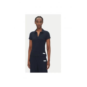 Tricou Polo dama Ea7 Emporio Armani - 7W000490 AF12654 - Viscoza/Elastan - Bleumarin