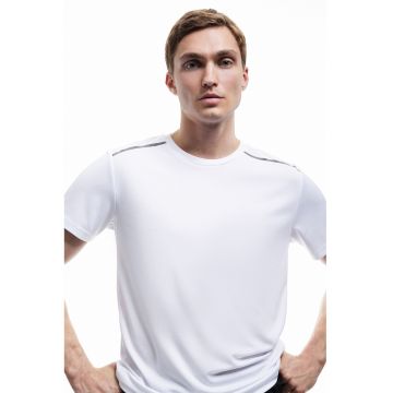 Tricou regular fit cu decolteu la baza gatului