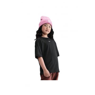 Tricou  Sportswear Oversized JR II3576-010 - Fete - Negru