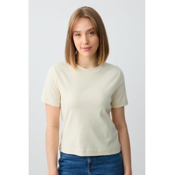 Tricou uni din bumbac