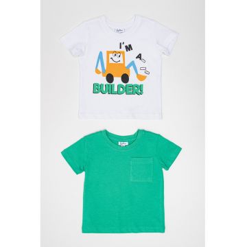 Set de tricouri de bumbac - 2 piese
