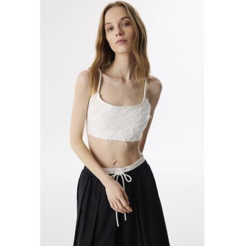 Top crop cu fermoar