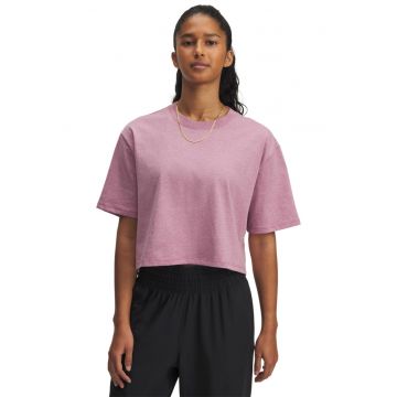 Tricou crop din amestec de bumbac Rival