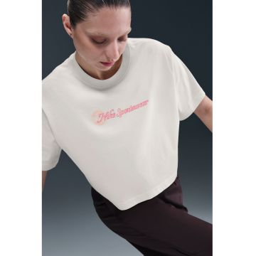 Tricou crop din bumbac Club