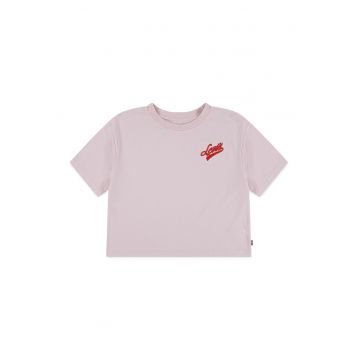 Tricou cu detaliu cu broderie logo