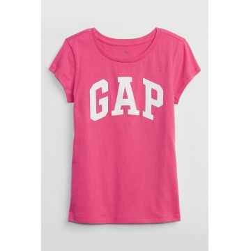Tricou cu imprimeu logo metalic