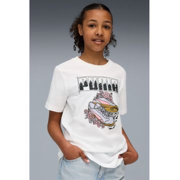 Tricou cu logo si imprimeu grafic