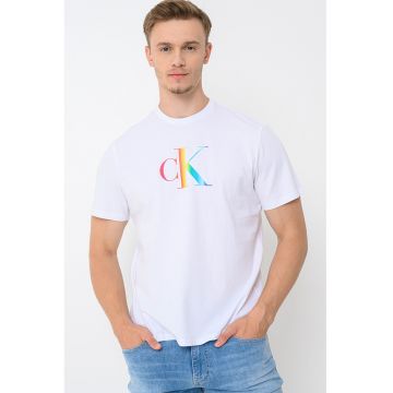 Tricou de bumbac cu imprimeu logo