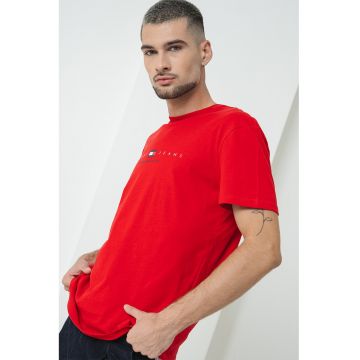Tricou de bumbac cu imprimeu logo