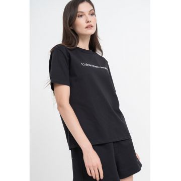 Tricou de bumbac cu logo