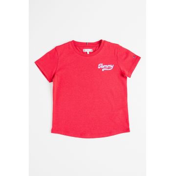 Tricou din amestec de bumbac cu logo