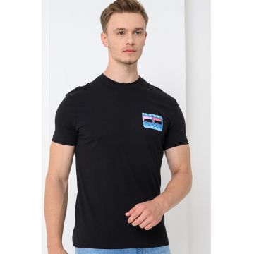 Tricou din bumbac cu imprimeu pe partea din spate