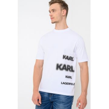 Tricou din bumbac cu logo