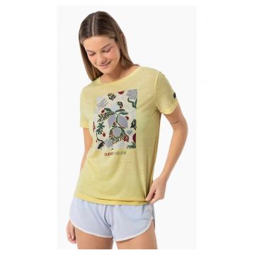 Tricou din lana pentru dame - Dolce vita galben - marimea