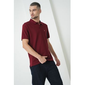 Tricou polo de bumbac pique