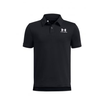 Tricou polo din amestec de bumbac cu logo