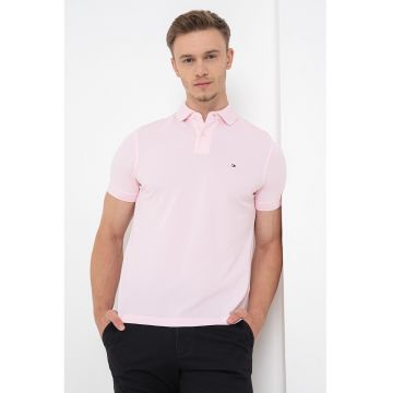 Tricou polo din amestec de bumbac organic