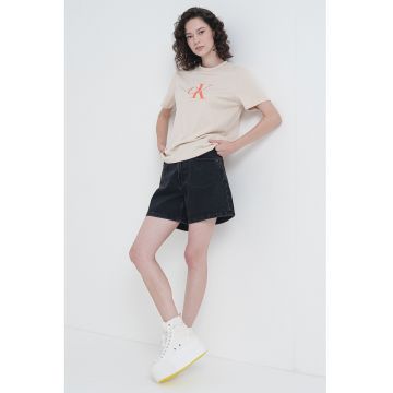 Tricou relaxed fit cu imprimeu logo