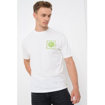 Tricou relaxed-fit din bumbac cu logo