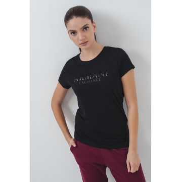 Tricou slim-fit cu imprimeu pe piept