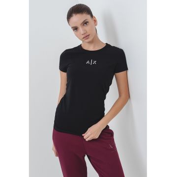 Tricou slim-fit din bumbac