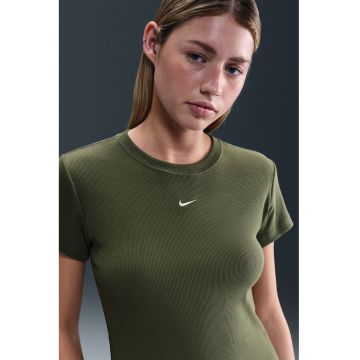 Tricou slim fit striat