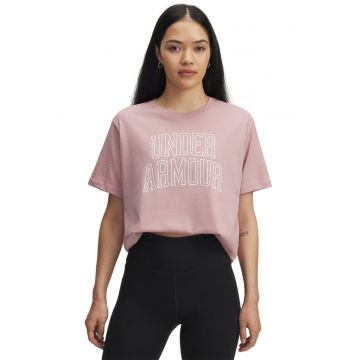 Tricou supradimensionat cu imprimeu logo Rival OS Campus
