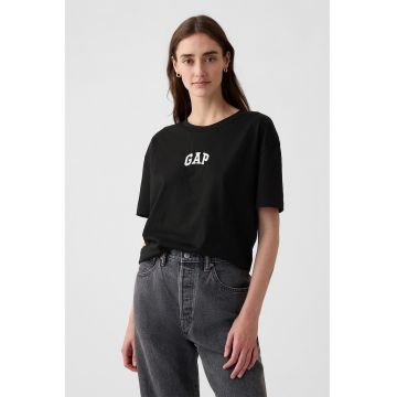 Tricou supradimensionat cu logo brodat
